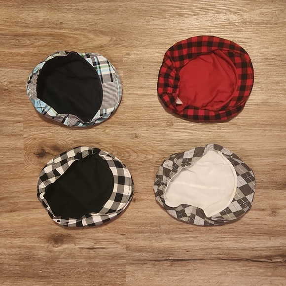 Bundle of Boys Plaid Flat Caps - Picture 2 of 16